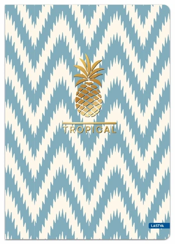 Sąsiuvinis langeliais A5 48 lapų TROPICAL