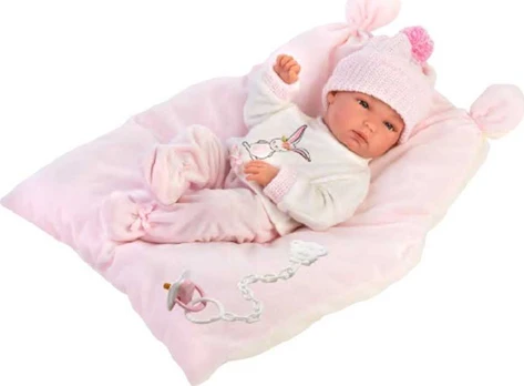 Llorens Llorens 17412 Lėlė bobas Mimi 42 cm su gondolką