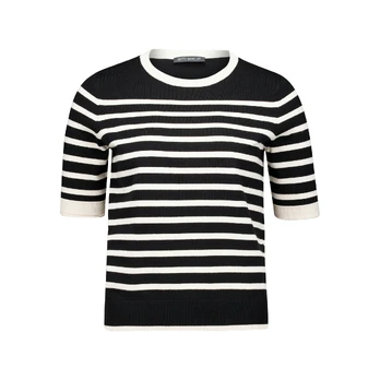 Megzta palaidinė moterims, Marga, Short-sleeved knit sweater