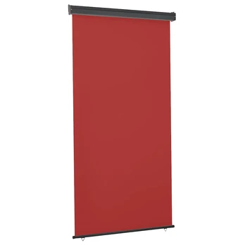 Šoninė balkono markizė, raudona, 125x250cm