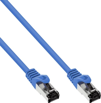 InLine® Komutacinis kabelis S/FTP PiMF Cat.8.1 halogen free 2000MHz mėlynas 10m