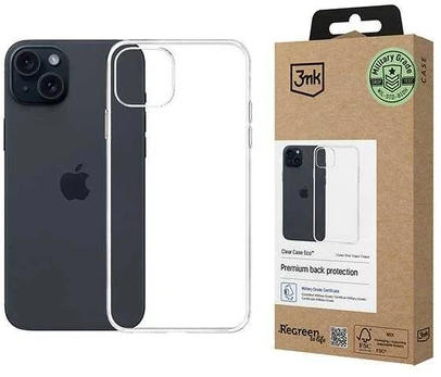 3MK ClearCase Eco iPhone 15 Plus GRS CU 1304127