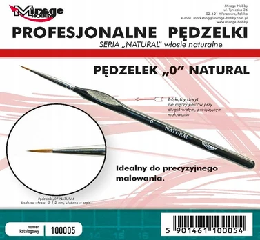 Mirage Hobby teptukas Natural nr 0, šeriai