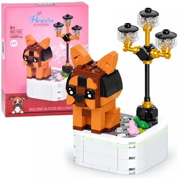 Technical blocks Series: dogs on the base Bullmastiff 199ele ZA6620 G