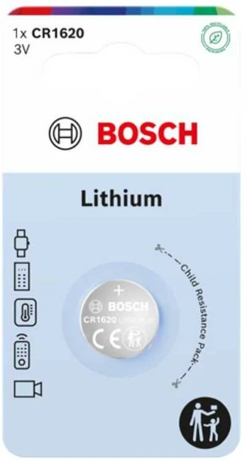 Bosch CR1620B1/00 Lithium CR1620 1 pc