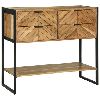 Konsolinis stalas Ruda 90 x 35 x 80 cm mango medienos masyvas
