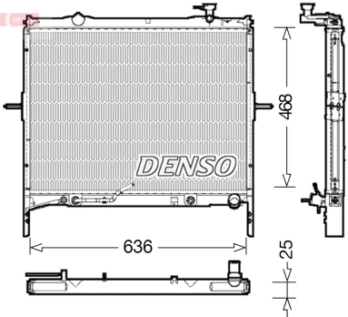 Variklio radiatorius DENSO DRM43002