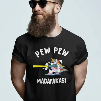 Marškinėliai "Pew Pew Vienaragis"