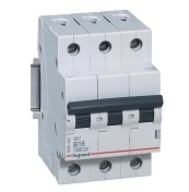 Legrand grandinės pertraukiklis RX3 3P B 16A 6000A - 419169 kaina