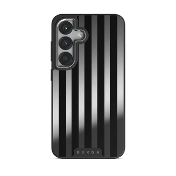 Prophecy - Samsung Galaxy S25 Case, Elite Mirror Dark (Magnetic) / Silver