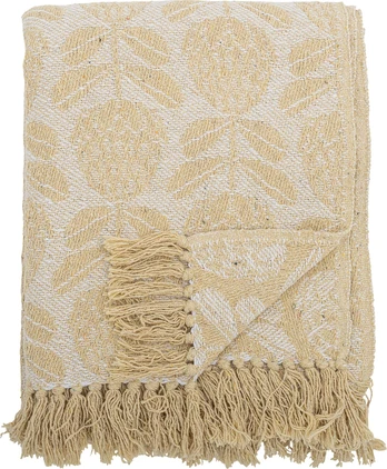 Bloomingville - Pratello Throw - Yellow