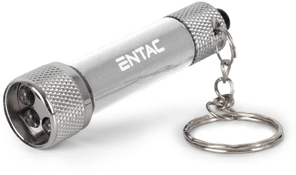 Entac Taschenlampe 5LED Schlüsselanhänger Sidabrinė