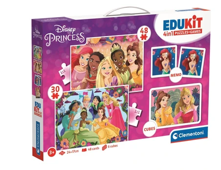 Clementoni - Edukit 4in1 - Disney Princess (18297)