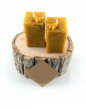 Žvakė iš bičių vaško stulpelio su bite