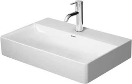 Duravit DuraSquare vask - 60x40cm kompakt m/hh midt u/overløb