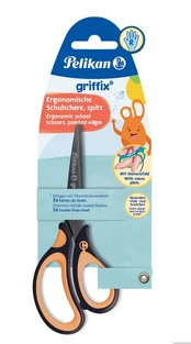 Žirklės GRIFFIX "R" 15cm neon black kaina