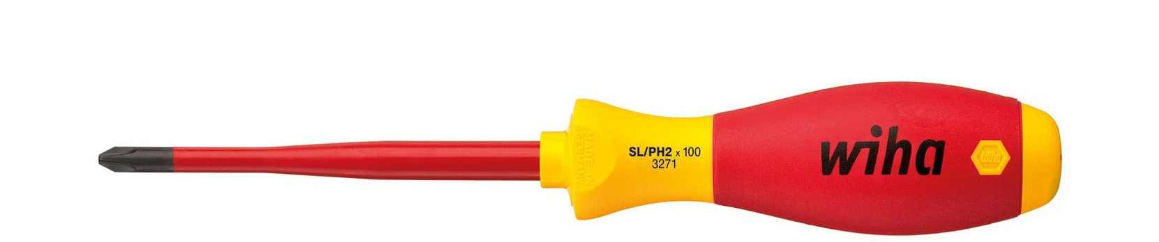 Wiha Phillips atsuktuvas SL/PH2 SlimFix izoliuotas (35503)
