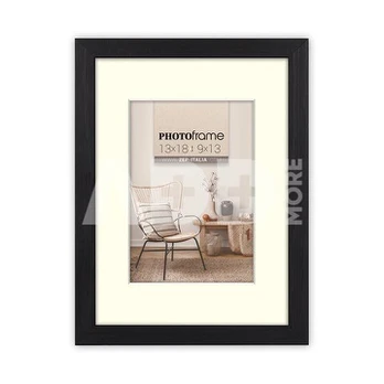 Zep Photo Frame V4546B Malmo Black 7x10/10x15 cm