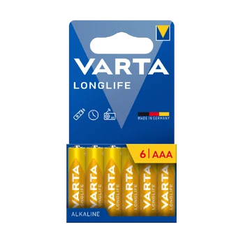 Šarminė baterija VARTA LR03 LONGLIFE 6vnt/bl.