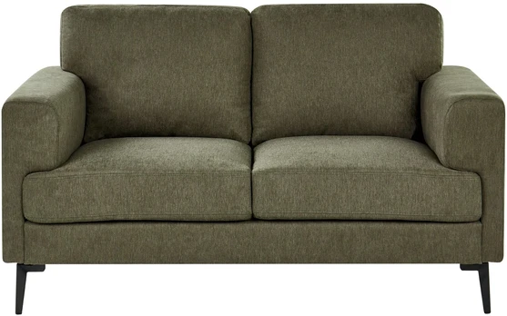 Beliani Dvivietė sofa LOUSTO, žalia