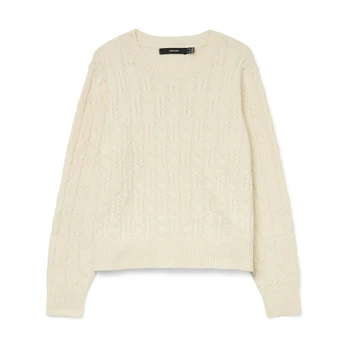 Megztinis moterims, Smėlio, Aries pullover