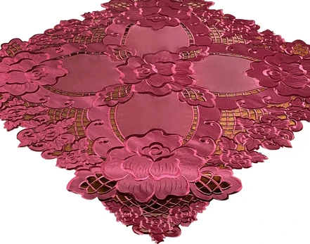 Staltiesė kvadratinė OH-184-B, bordo, 85 x 85 cm
