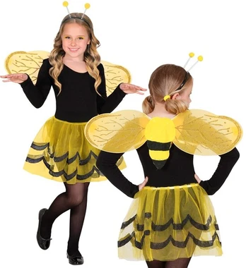 BEE dress-up set (tutu, wings, antennas)