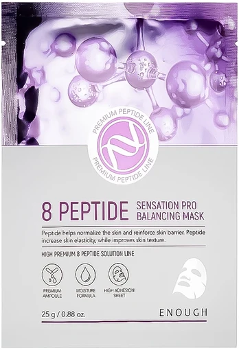 ENOUGH Fabric face mask PEPTIDES 8 Peptid sensation pro balancing mask, 1 pc.