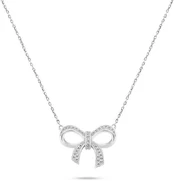 Brilio Silver Charming sidabrinis necklace Bow NCL55W kaina