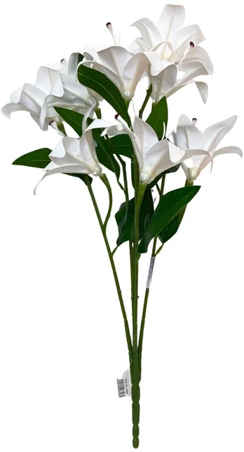 Dirbtinių lelijų šaka 60 cm