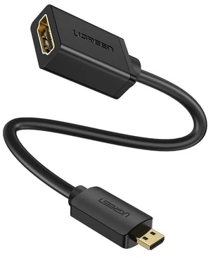 Adapteris Ugreen Micro HDMI to HDMI HDMI, HDMI Micro, 0.2 m, juoda