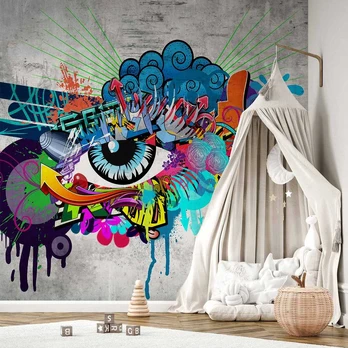 Artgeist Fototapetas - Graffiti eye