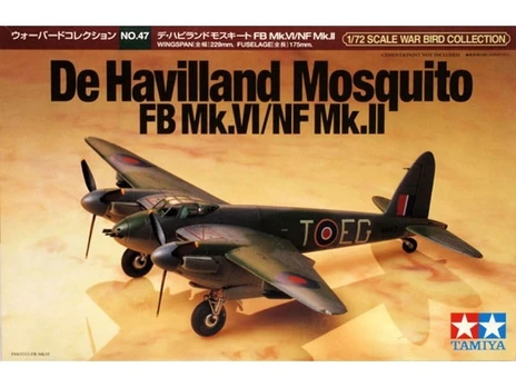 Konstruktorius Tamiya - De Havillan Mosquito FB Mk.VI/NF Mk.II, 1/72, 60747, 8 m.+