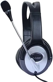 Ausinės TECHLY Stereo Headphone su mikrofonu ir Volume Control
