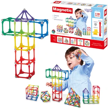 Dėlionė Magnetinis konstruktorius 110 vnt. Woopie