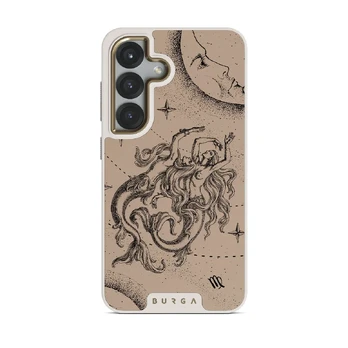 Virgo - Samsung Galaxy S25 Case, Elite Light (Magnetic) / Gold / Beige