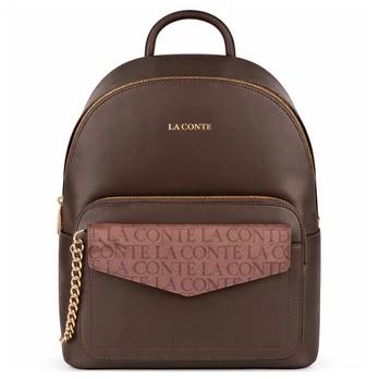 LA CONTE Kuprinė moterims, Ruda, Backpack, OS