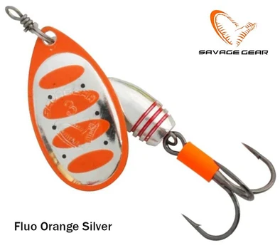 Savage gear sukriukė Rotex Fluo Orange Silver 5.5 g