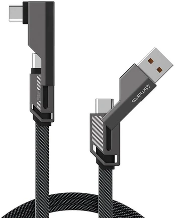 4smarts USB-C Kabel ComboCord Flat Right Angle 240W, 1,5m