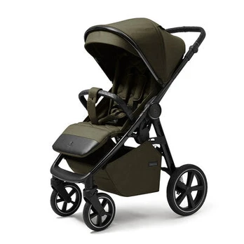 4BABY Xplode Chrome sportinis vežimėlis žaliu rėmu