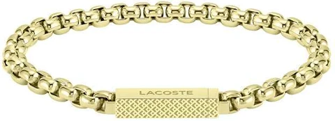 Lacoste Stilinga paauksuota apyrankė vyrams L`Essentiel 2040124