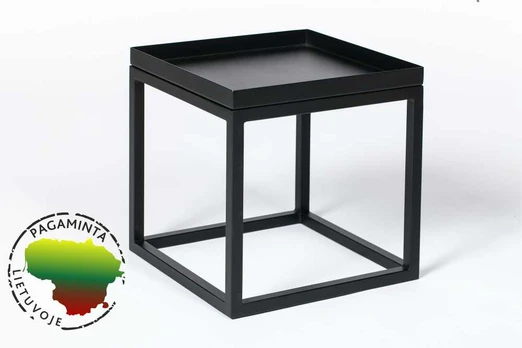 Modernaus stiliaus metalinis kavos staliukas Cube