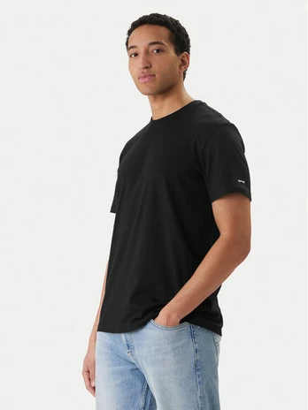 Sprandi Marškinėliai W126-SIMTS-1014-48X Juoda Regular Fit