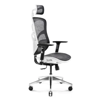 Ergonomic Chair DIABLO V-BASIC: white-black