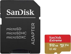 SanDisk Extreme 512 GB MicroSDHC UHS-I Class 10 kaina