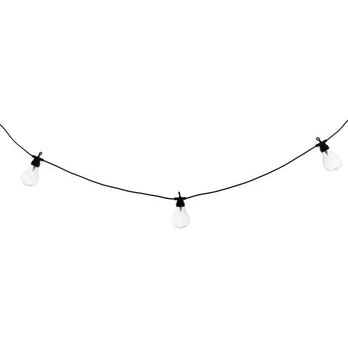 Solar garland, 5 m, 10 LED bulbs