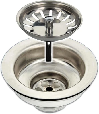 Virtuvės kriauklės sifono filtras su krepšeliu, 113 mm