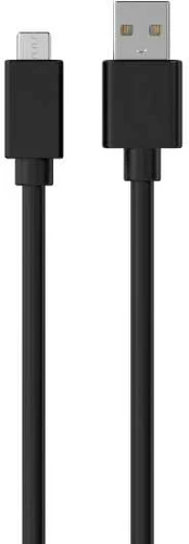Sinox USB A - Micro USB kabelis. 1,8m. Sort