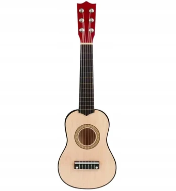 Akustinė medinė gitara vaikams su 6 stygomis
