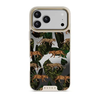 Morning Commute - Designer iPhone 17 Pro Max Case, Elite Mirror Light (MagSafe) / Gold